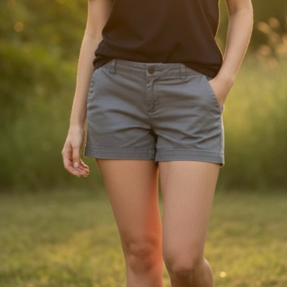 MERONA- Light Gray Cotton Shorts 🩳 - Picture 5 of 6